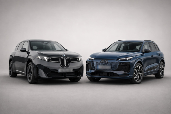BMW iX3 vs Audi Q6 e-tron: srovnání prémiových elektrických SUV