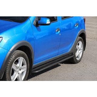 Boční nášlapy KB001 (nerez) Black Dacia Sandero 2013–2020 fotografie 2