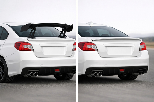 Křídlo nebo spoiler: co zvolit pro každodenní auto