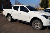 Fiat Fullback 2016– Boční nášlapy Premium (2 ks, nerez) Black fotografie 2