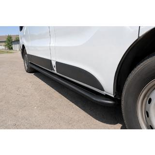 Boční nášlapy Premium (2 ks, nerez) Black Fiat Talento 2016– fotografie 1