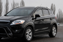 Ford Kuga 2008–2013 Boční nášlapy Premium (2 ks, nerez) Black fotografie 2