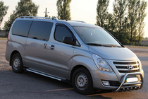 Hyundai H300, H1, Starex 2008–2020 Přední ochranný rám WT003-2 (nerez) fotografie 2