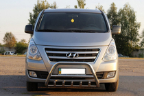 Hyundai H300, H1, Starex 2008–2020 Přední ochranný rám WT003-2 (nerez) fotografie 4