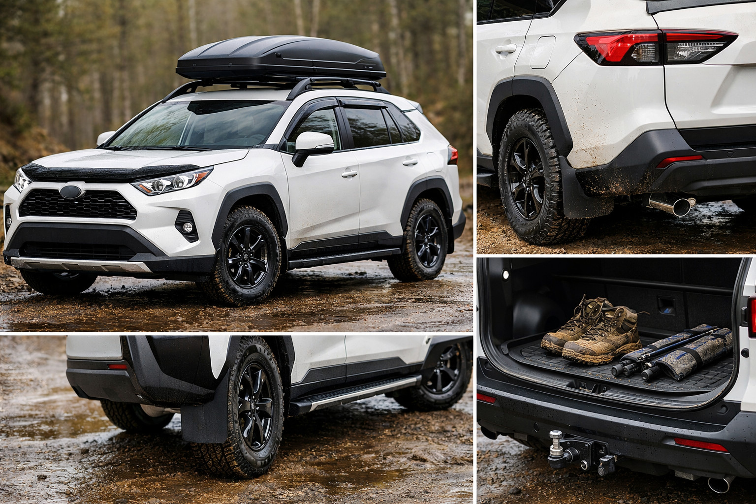 Praktický upgrade Toyota RAV4 2019+ do deště, bláta i na dálnici