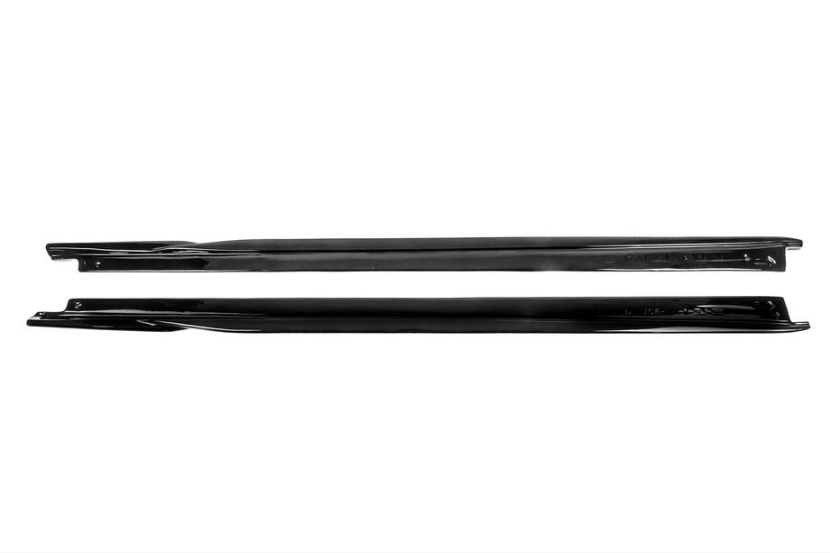 BMW řada 3 F30/F31 2012–2019 Výprodej: kryty prahů DPT (pro Base prahy, černý lesk) Image