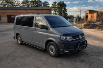 Volkswagen T6 2015–2024 Boční nášlapy Premium Black (2 ks, nerez) fotografie 1