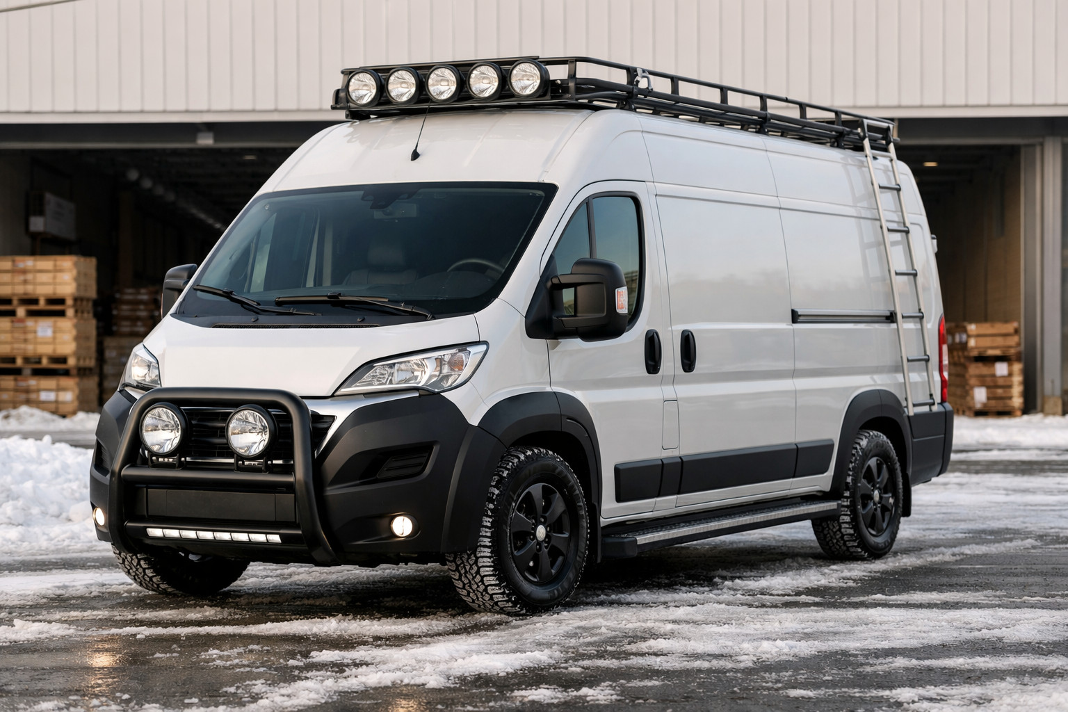 Základní upgrade Fiat Ducato 2014+ pro práci, zimu a nájezdy