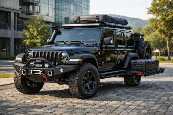 Co namontovat na Jeep Wrangler 2018+ do města, pro světlou výšku a výlety do přírody