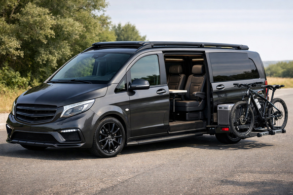 Startovní upgrade Mercedes Vito/V-class W447 pro přepravu osob i dálnice