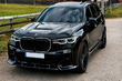 BMW X7 G07: karbonový tuning předního nárazníku a LED maska fotografie 3
