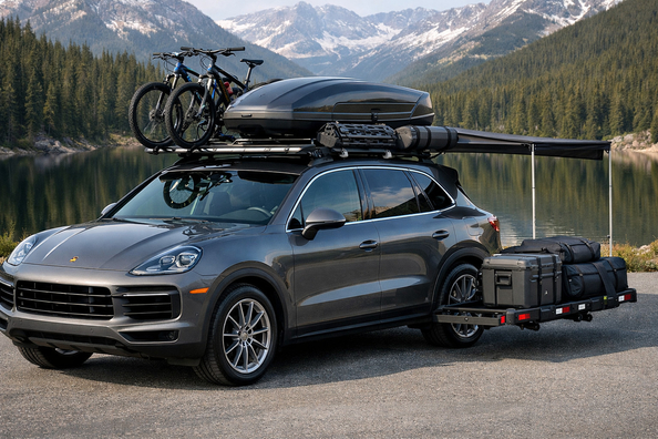 Co dát na Porsche Cayenne 2018+ na střechu a na cesty