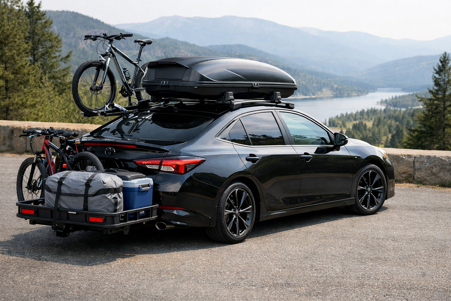 Co namontovat na Toyota Camry 2024 pro zavazadla a cestování