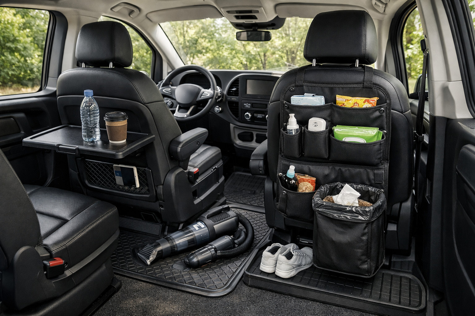 Základní upgrade Mercedes Vito/V-Class W447 pro čistý interiér v režimu přepravy osob