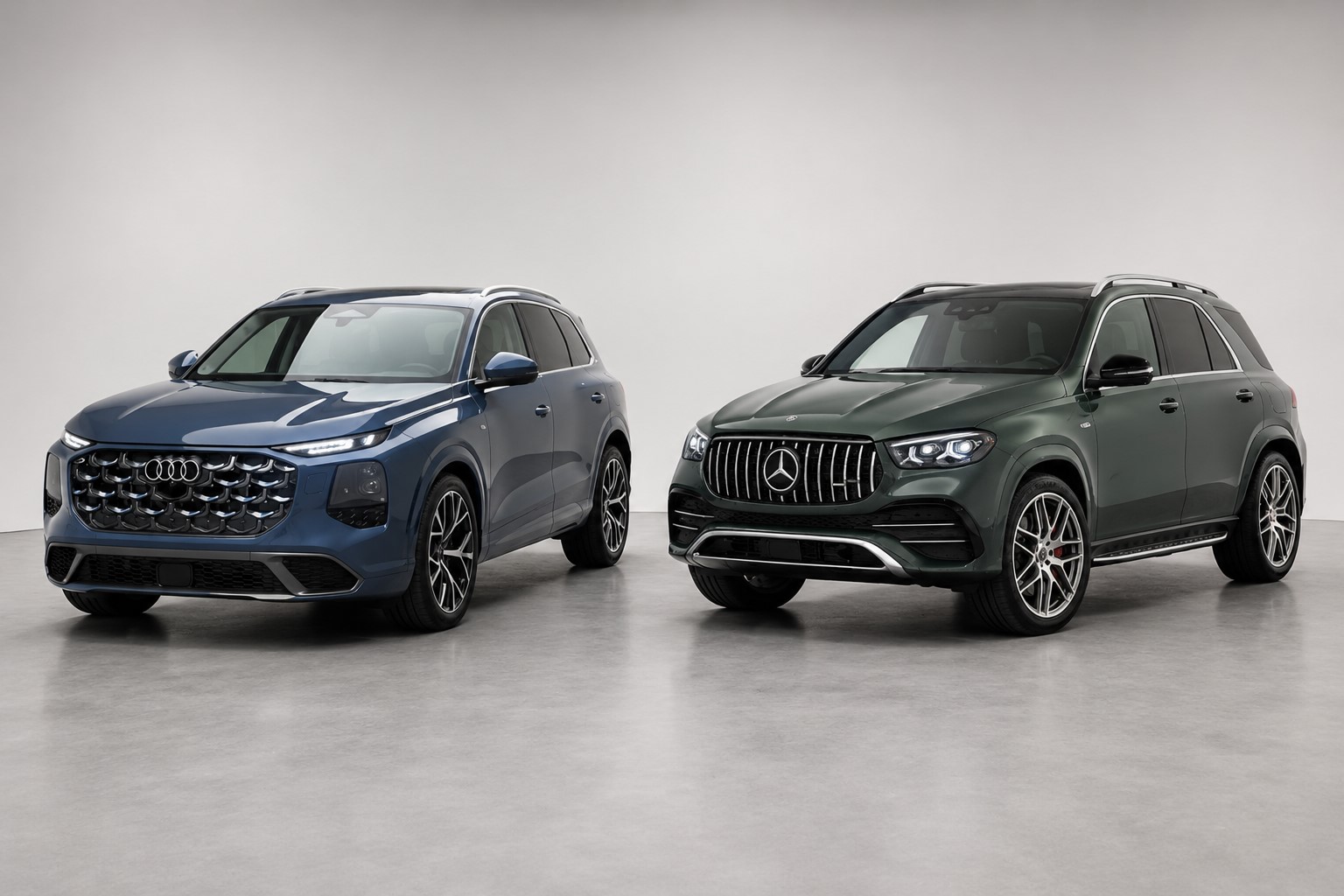 Audi Q7 2027 vs Mercedes-Benz GLE 2027: který prémiový SUV je lepší?
