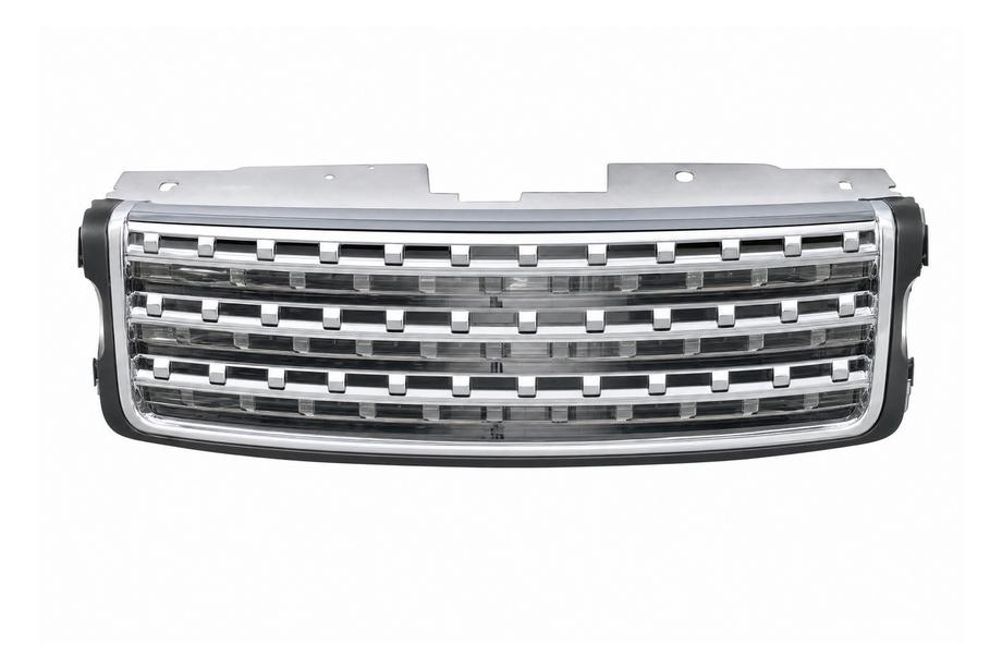Range Rover IV L405 2013–2021 Šedá maska chladiče se stříbrnou mřížkou (2013) Image