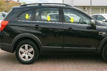 Chevrolet Captiva 2006–2019 Spodní lišty oken (6 ks, nerez) fotografie 1