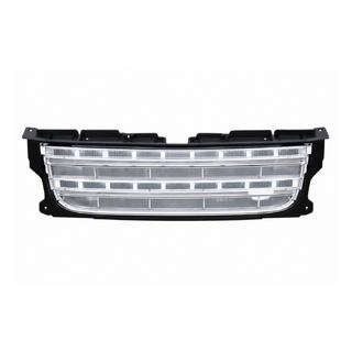 Maska chladiče (facelift D4→D4) černý rámeček / stříbrná mřížka Land Rover Discovery III 2004–2009