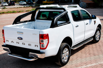 Ford Ranger 2011–2022 Boční prahy BlackLine (2 ks, hliník) fotografie 1