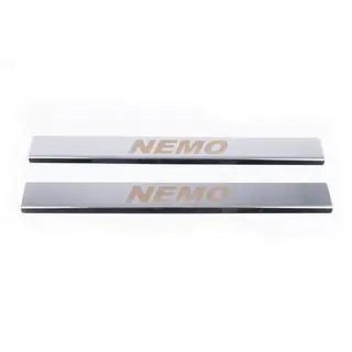 Nerezové kryty prahů Carmos V1 (2 ks) Citroen Nemo 2007–2017 fotografie 2