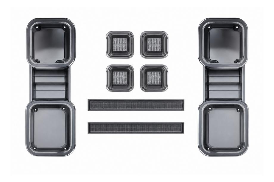 Land Rover Defender 2019– Kouřové kryty zadních světel (sada 6 ks) Image