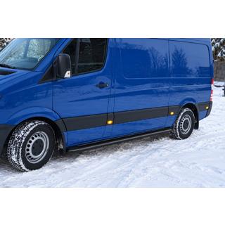 Boční nášlapy Premium Black (2 ks, nerez) fotografie 1