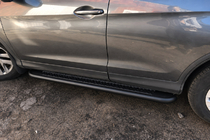 Honda CRV 2012–2016 Boční prahy KB001 Black (nerez) fotografie 3