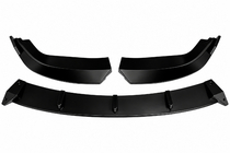 BMW řada 5 E60/E61 2003–2010 Přední lip spoiler DPT (Base, 2008-2010, lesklá černá) fotografie 2