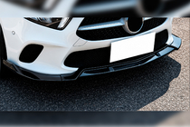 Mercedes A-class W177 2018– Přední lip spoiler DPT V-1 (lesklá černá) fotografie 1