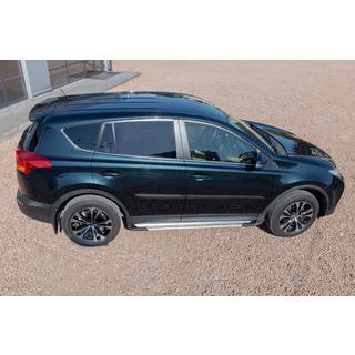 Boční prahy OEM V4 Silver (2016-2018, 2 ks, hliník) Toyota Rav 4 2013–2018 fotografie 4