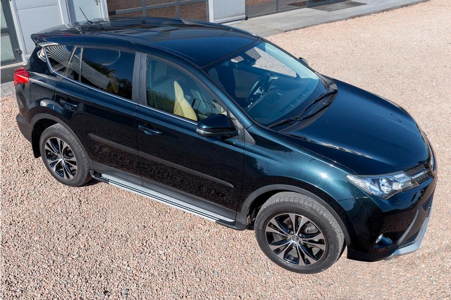 Toyota Rav 4 2013–2018 Boční prahy OEM V4 Silver (2016-2018, 2 ks, hliník) Fotografie 2