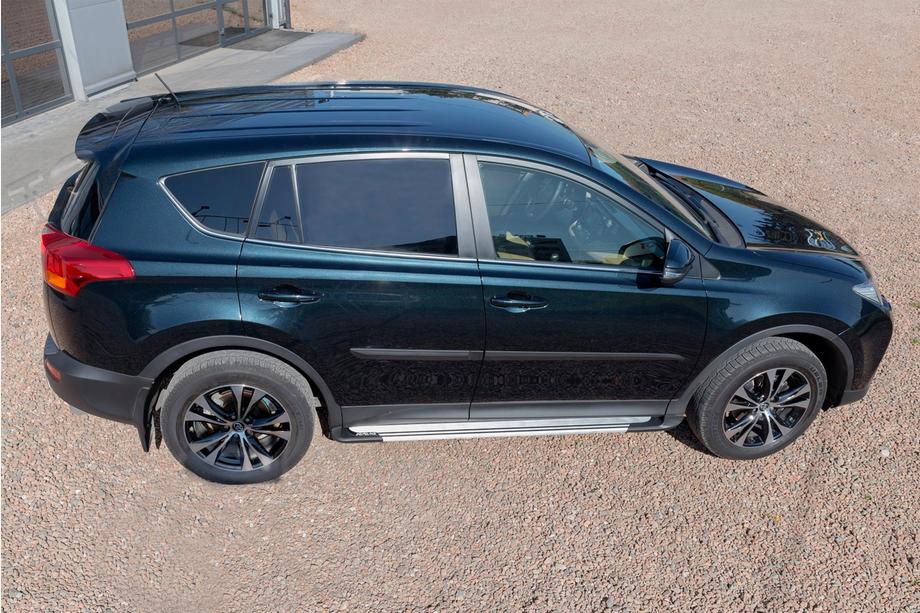 Toyota Rav 4 2013–2018 Boční prahy OEM V4 Silver (2016-2018, 2 ks, hliník) Fotografie 4