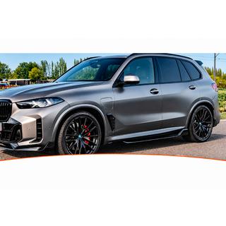 Nástavce prahů DPT (2023+, lesklá černá) BMW X5 G05 2019–2026 fotografie 1