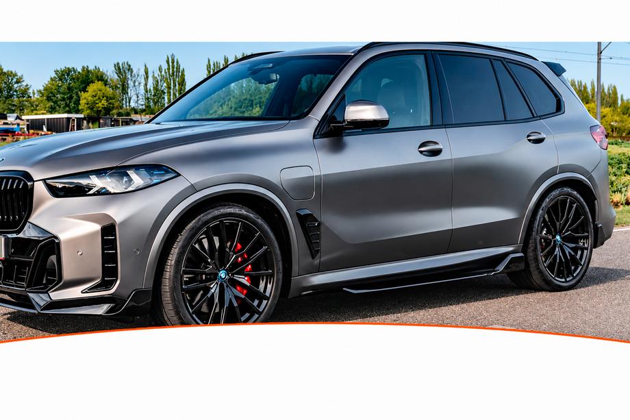 BMW X5 G05 2019–2026 Nástavce prahů DPT (2023+, lesklá černá) Image
