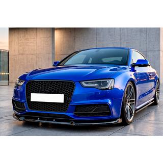 Přední lip spoiler nárazníku Lip DPT V3 (2011-2015, černý lesk) Audi A5 2007–2015 fotografie 1