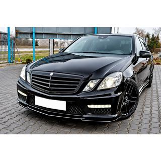Přední lip spoiler DPT (pro E63 AMG, 2009-2012, černý lesk) Mercedes E-Class W212 2009–2016 fotografie 1