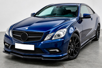 Mercedes E-Class kupé C207 2010–2017 Přední lip nástavec DPT (pro AMG Line, 2010-2012, černý lesk) fotografie 1