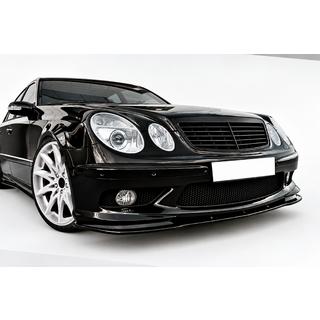 Přední lip spoiler DPT (pro AMG, 2002-2006, lesklá černá) Mercedes E-class W211 2002–2009