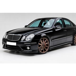 Přední lip nástavec DPT (Pro AMG, 2006-2009, černý lesk) Mercedes E-class W211 2002–2009