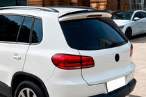 Volkswagen Tiguan 2007–2016 Spoiler DPT (2011-2015, černý lesk) fotografie 1