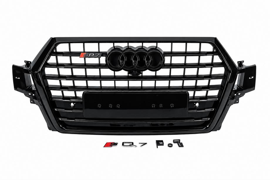 Audi Q7 2015–2026 Přední maska chladiče ve stylu SQ7 (2015-2019, černá) Image