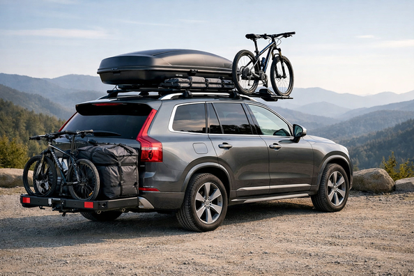 Co namontovat na Volvo XC90 pro střešní náklad a dlouhé cesty Fotografie 1