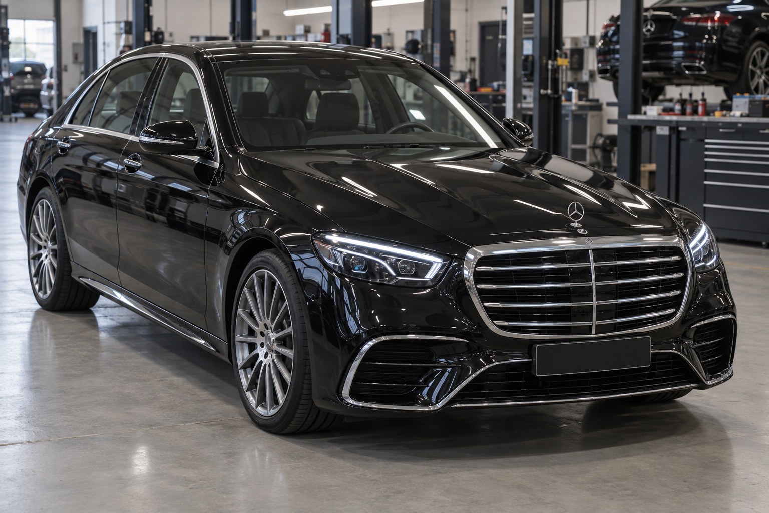 Mercedes S-Class W222 ve stylu W223: co lze skutečně namontovat