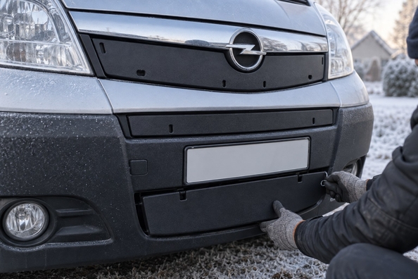 Zimní kryt na Renault Master, Trafic, Kangoo, Opel Vivaro a Ford Transit: kterou mřížku zakrýt