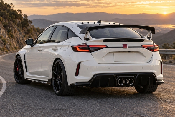 Aktualizovaný Honda Civic Type R 2027: nový nárazník, vyhřívání sedadel a cena od 49 990 $