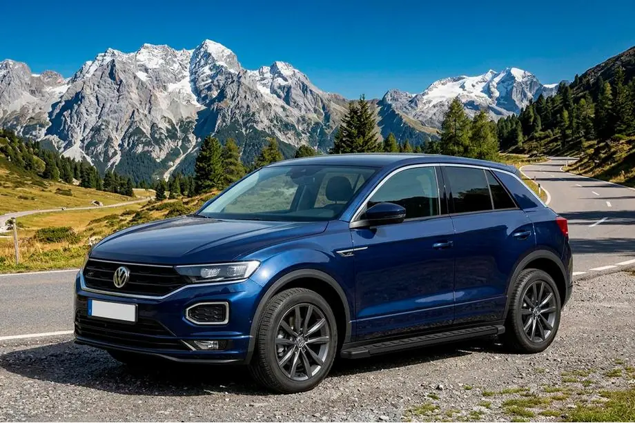 Volkswagen T-Roc 2017–2025 Boční nášlapy Fullmond Black (2 ks, hliník) Fotografie 1