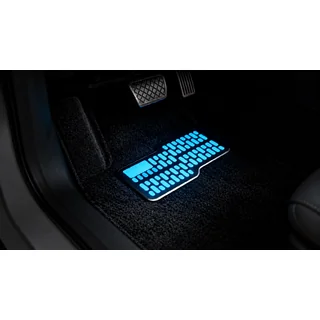 Podpatek do autokoberců Neon Blue fotografie 2