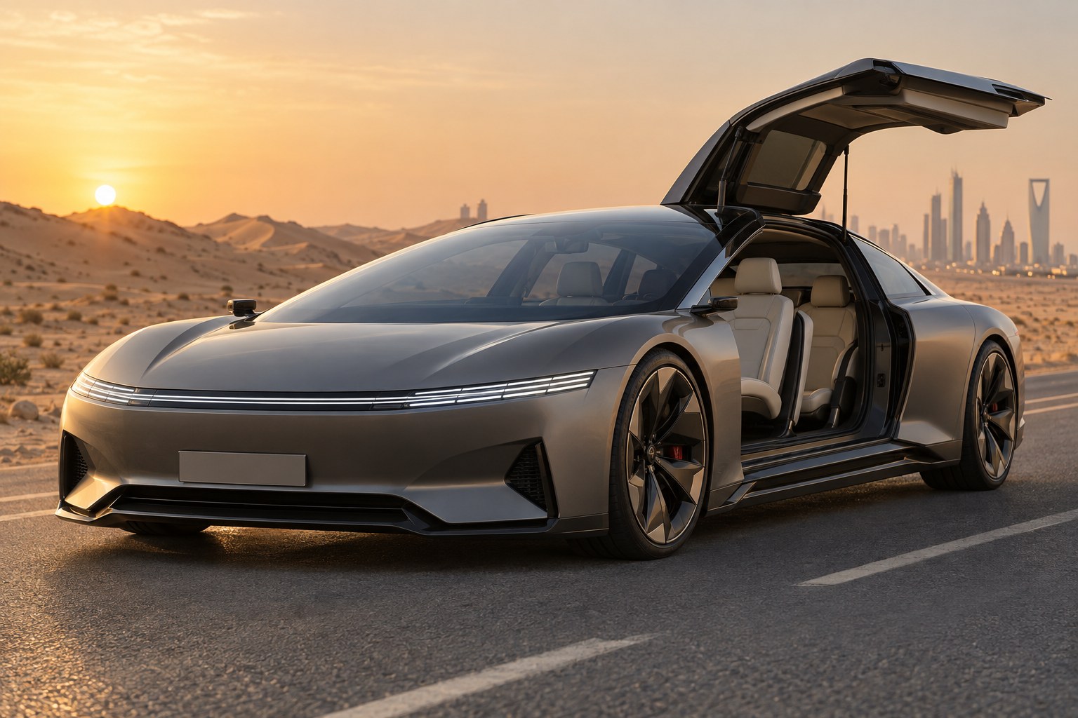 Ceer Exobot: Saúdská Arábie ukázala první elektromobily — sedan a SUV s výkonem 850 k. s.