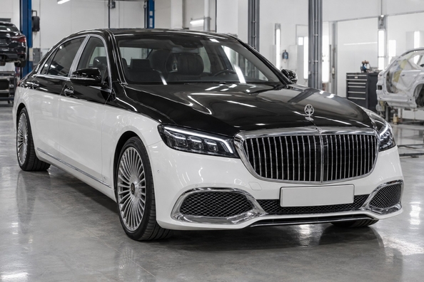 Mercedes S-Class W221 ve stylu W222 nebo W223: facelift o dvě generace dál – včetně Maybachu a S63 Fotografie 2
