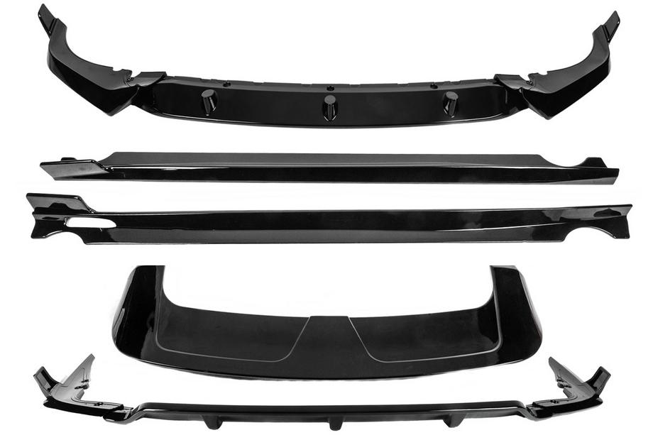 BMW X7 G07 2019– Sada body kitu Warrior Black V2 (pro M-Sport 2018-2022) Fotografie 1